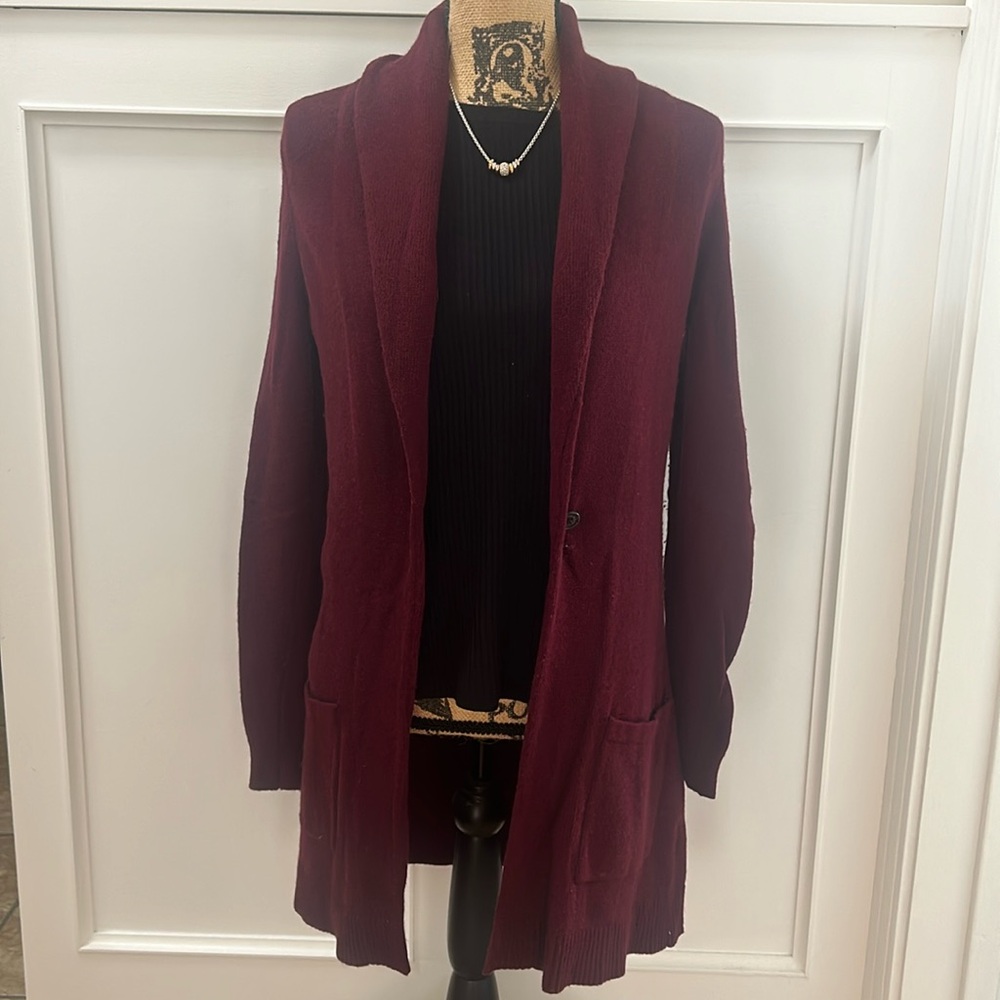 Ralph Lauren long open sweater cardigan - Picture 1 of 4